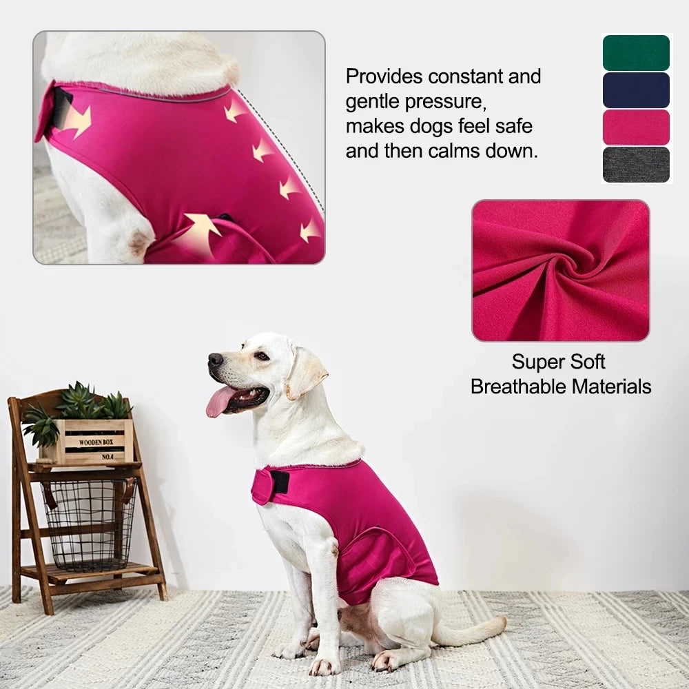 Dog Thunder Vest XS-XL Pet Dog Anxiety Jacket Vest Reflective Vest For Small Medium Large Dog Clothes Shirt Dog Supplies Product