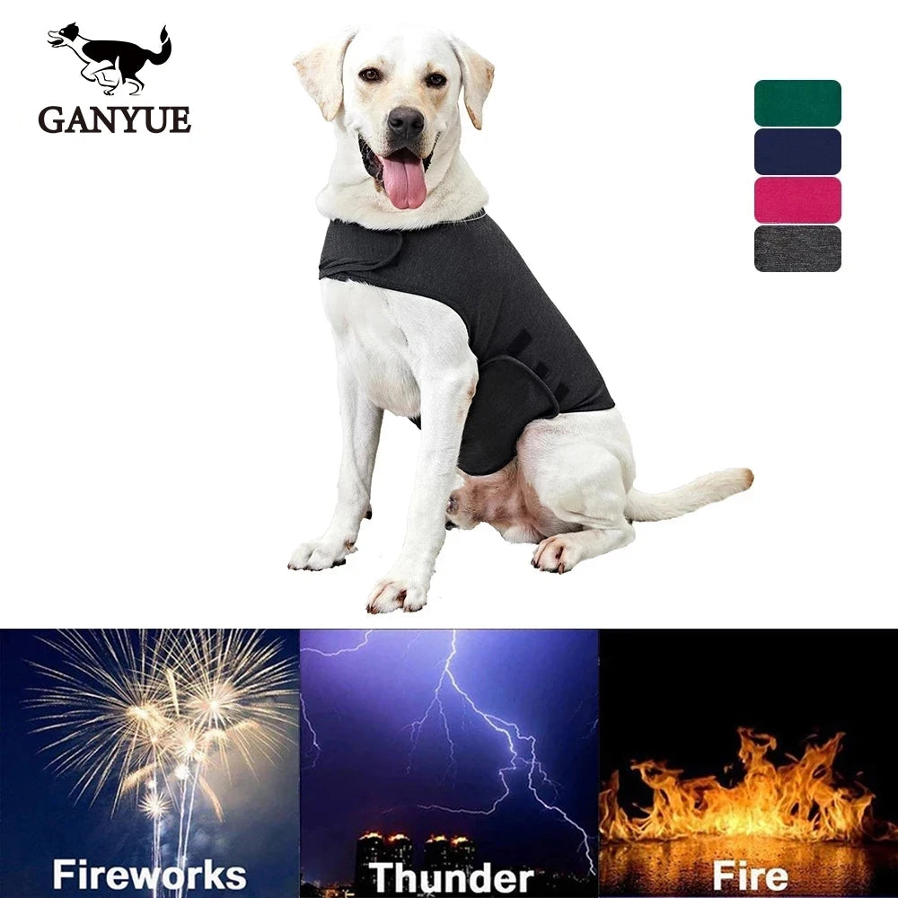 Dog Thunder Vest XS-XL Pet Dog Anxiety Jacket Vest Reflective Vest For Small Medium Large Dog Clothes Shirt Dog Supplies Product