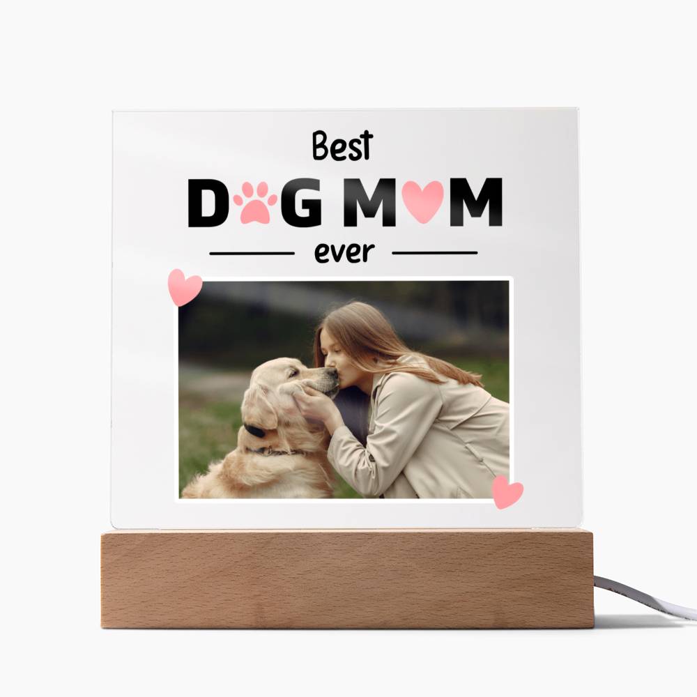 Square Acrylic Plaque - Best Dog Mom Ever