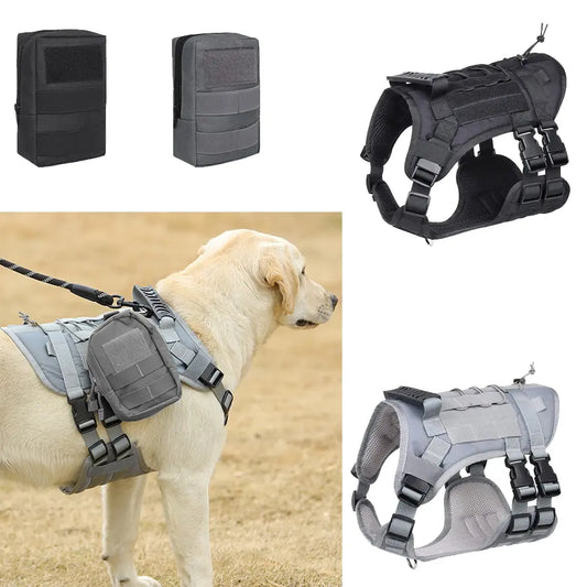 Dog Harness Adjustable Soft Padded Dog Vest No-Choke Pet Oxford Vest with Easy Control Handle for Medium Large Dog